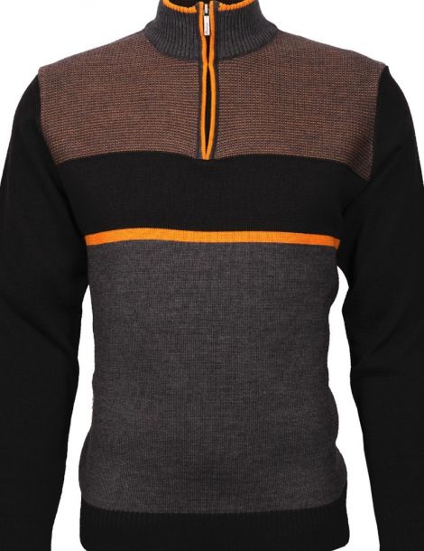 Pullover col stand-up zip MONTE CARLO
